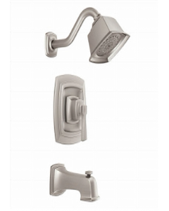 Spot Resist Brushed Nickel Posi-Temp® Bath & Shower Faucet (Each)