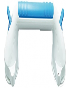12 in. White And Blue Plastic Suction Grab Bar (Each)