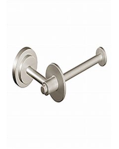 Iso Brushed Nickel Single-Post Paper Holder (Each)