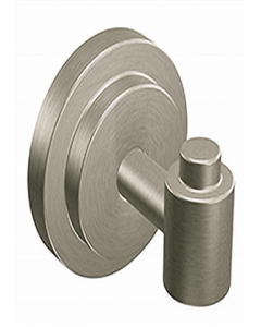 Iso Brushed Nickel Single Robe Hook (Each)