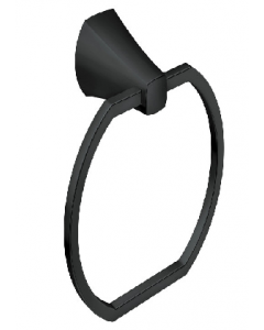 Matte Black Finish  Towel Ring (Each)