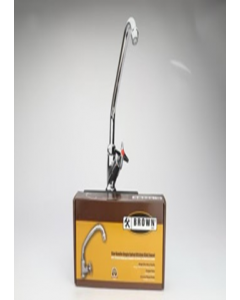 Metal Chrome Finish Single Handle Kitchen Faucet (Each)