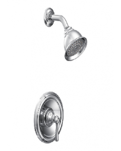 Chrome Finish Washer Less Single Lever Bath And Shower Faucet (Each)
