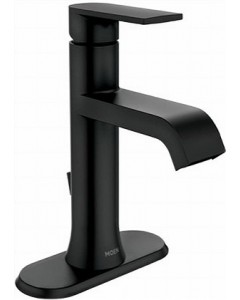 Matte Black Finish Washerless Single Lever Lavatory Faucet (Each)