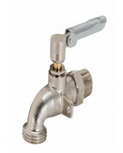1/2 in. Metal Chrome Finish Hose Bib With Locking Mechanism (Each)