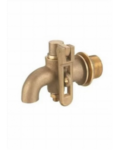 1/2 in. Metal Brass Finish Hose Bib With Locking Mechanism (Each)