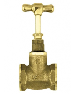 3/4 in. Metal Brass Finish Stop Cock (Each)