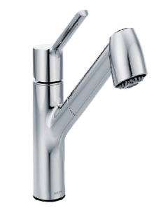 Chrome Finish Washer Less Single Lever Kitchen Faucet (Each)