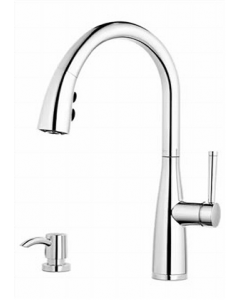 Chrome Finish Single Lever Kitchen Faucet (Each)