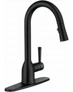 Black Finish Washerless Single Lever Kitchen Faucet (Each)