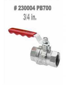 3/4 in. Metal Lever Handle Ball Valve (Each)