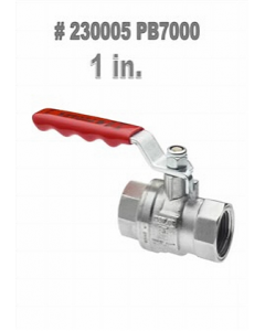 1 in. Metal Lever Handle Ball Valve (Each)