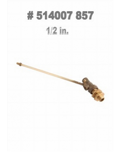 1/2 in. Metal Brass Finish Float Valve (Each)