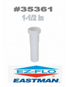 1-1/2 in. White PVC Drain Extension (Each)