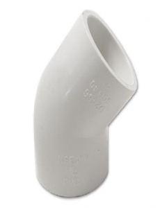 1/2 in. 45 Degree PVC Schedule 40 SXS Elbow (Each)