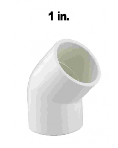 1 in. White Elbow (Each)