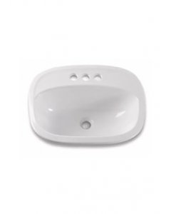 White Cascade Counter Top Basin (Each)