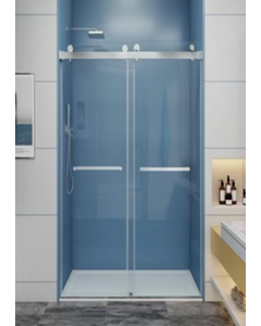 60"x76" Clear Tempered Glass Shower Enclosure (Each)