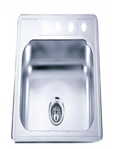 25"x22"x8" Stainless Steel Top Mount Single Bowl Kitchen Sink (Each)