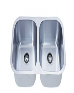 31.25"x18"x9" Stainless Steel Under Mount Double Bowl Kitchen Sink (Each)
