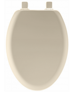 18 in. X 14 in. Wood Elongated Toilet Seat (Each)