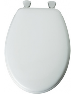 16 in. X 14 in. Wood Round Toilet Seat (Each)