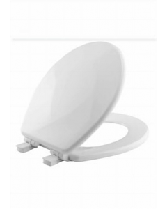 16 in. X 14 in. Wood Round Toilet Seat (Each)