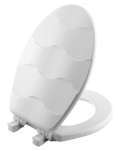 16 in. X 14 in. Wood Round Toilet Seat (Each)