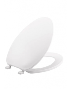 18 in. X 14 in. Plastic Elongated Toilet Seat (Each)