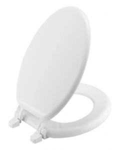 16 in. X 14 in. Wood Round Toilet Seat (Each)