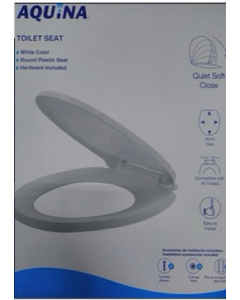 16 in. X 14 in. Round Toilet Seat (Each)