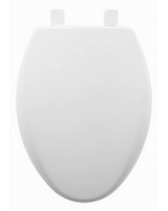18 in. X 14 in. Plastic Elongated Toilet Seat (Each)