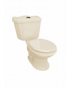 2 pc. Bone Dual Flush Round Mazara Toilet (Each)