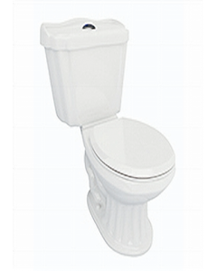 2 pc White Mazara Round Toilet (Each)