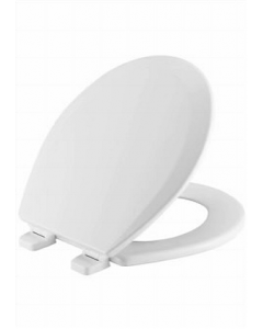 16 in. X 14 in. Plastic Round Toilet Seat (Each)