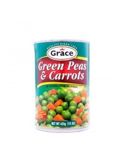 GRACE PEAS GREEN & CARROTS 425g