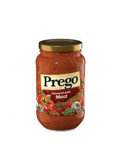 PREGO SAUCE MEAT 14oz