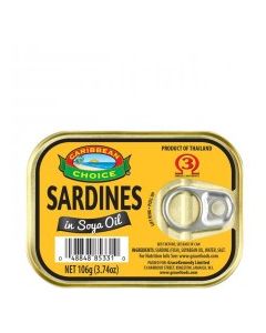 CARIB CHOICE SARDINES SOY OIL 106g