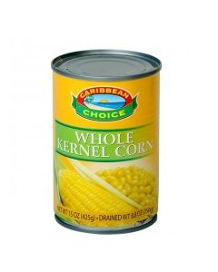 CARIB CHOICE CORN WHOLE KERNEL 425g