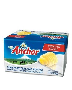 ANCHOR BUTTER UNSALTED 454g