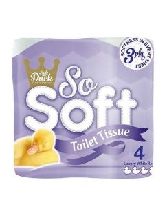 LITTLE DUCK TOILET TISSUE 4pk
