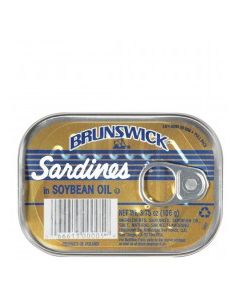 BRUNSWICK SARDINE SOYA OIL (SILVER) 106g