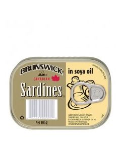 BRUNSWICK SARDINE SOYA OIL (GOLD) 106g