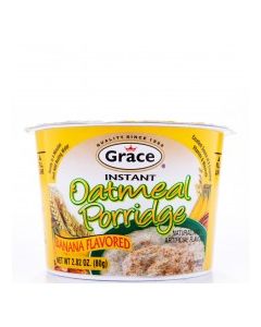 GRACE PORRIDGE INSTANT OATMEAL BANAN 60g