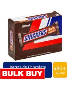 Snickers Chocolate Bars 48 Units / 52.7 g / 1.86 oz