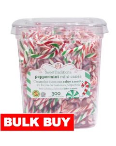 Sweet Traditions Mini Candy Canes 300 Units / 6 g / 0.2 oz
