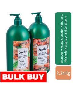 Suave Almond and Shea Butter Shampoo + Conditioner 2 Units / 1.18 L