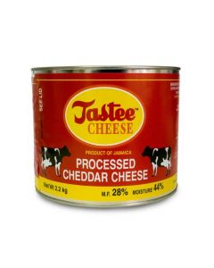 Tastee Canned Cheddar Cheese for Snacks 2.27 kg