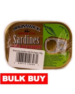 Brunswick Hot Pepper Sardines 5 Units / 106 g / 3.7 oz