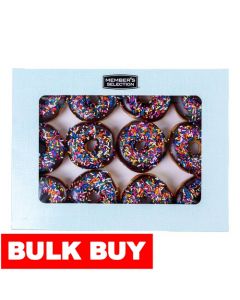 Selection Freshly Made Chocolate Glazed Doughnuts 12 Units